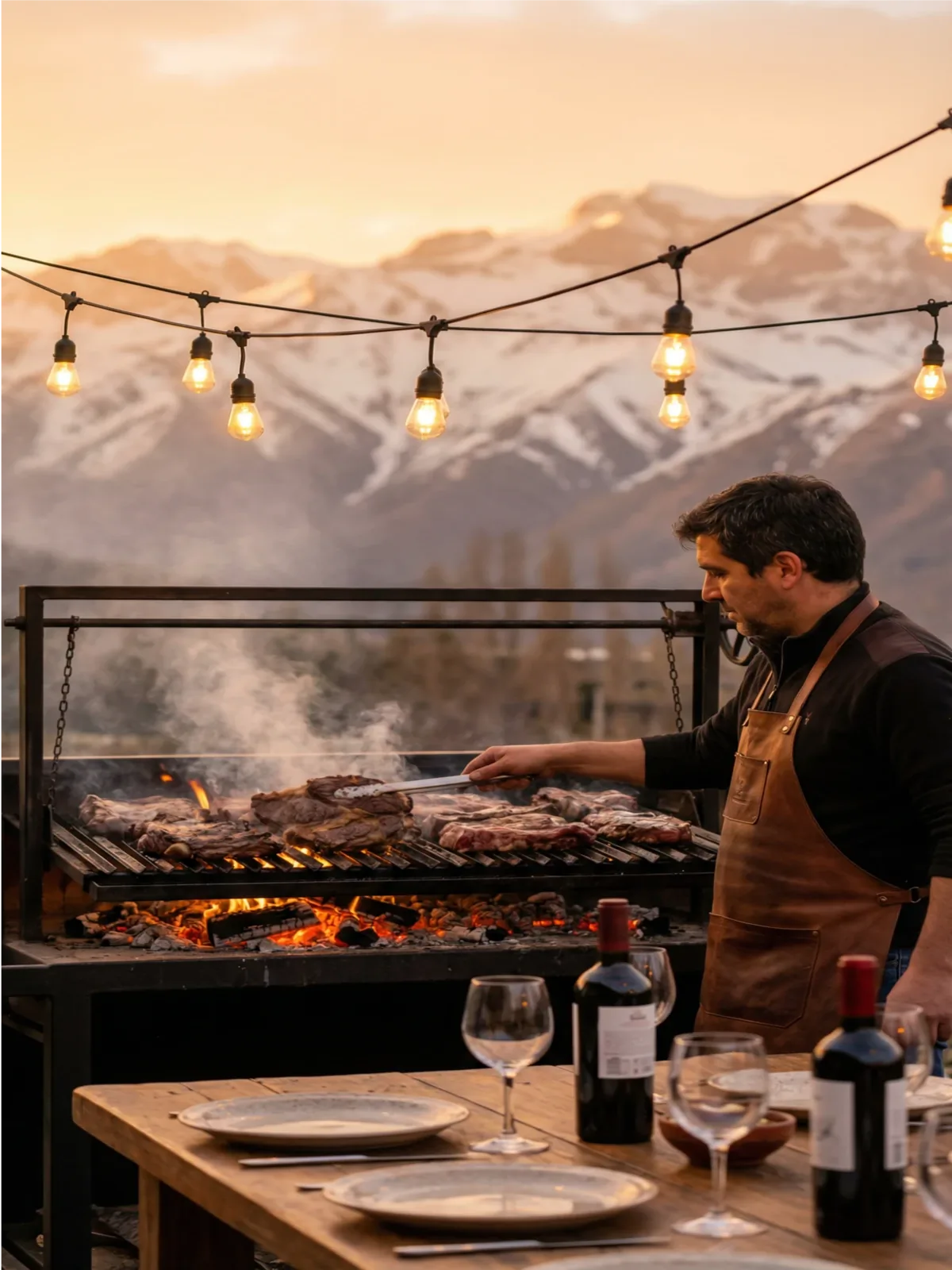 Evening BBQ experience with premium cuts