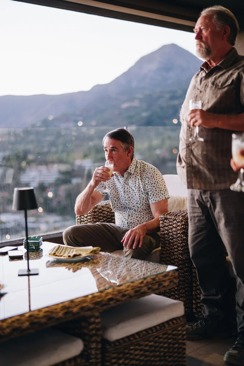 Intimate ambience of the private dinner