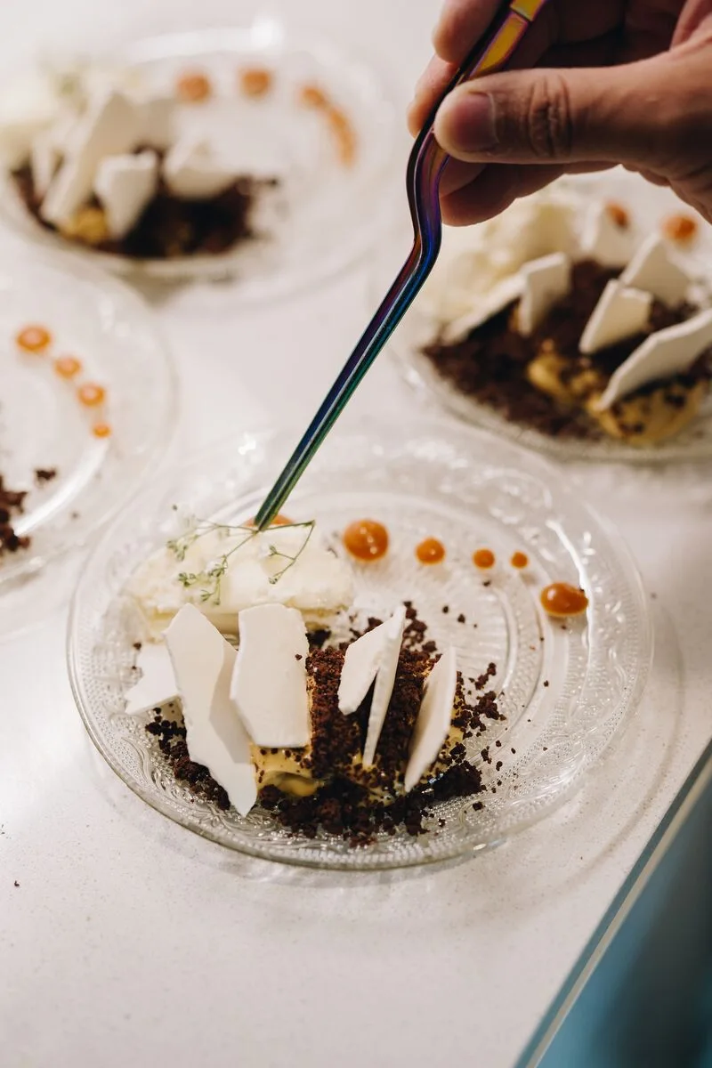 Toast and celebration at the private dinner