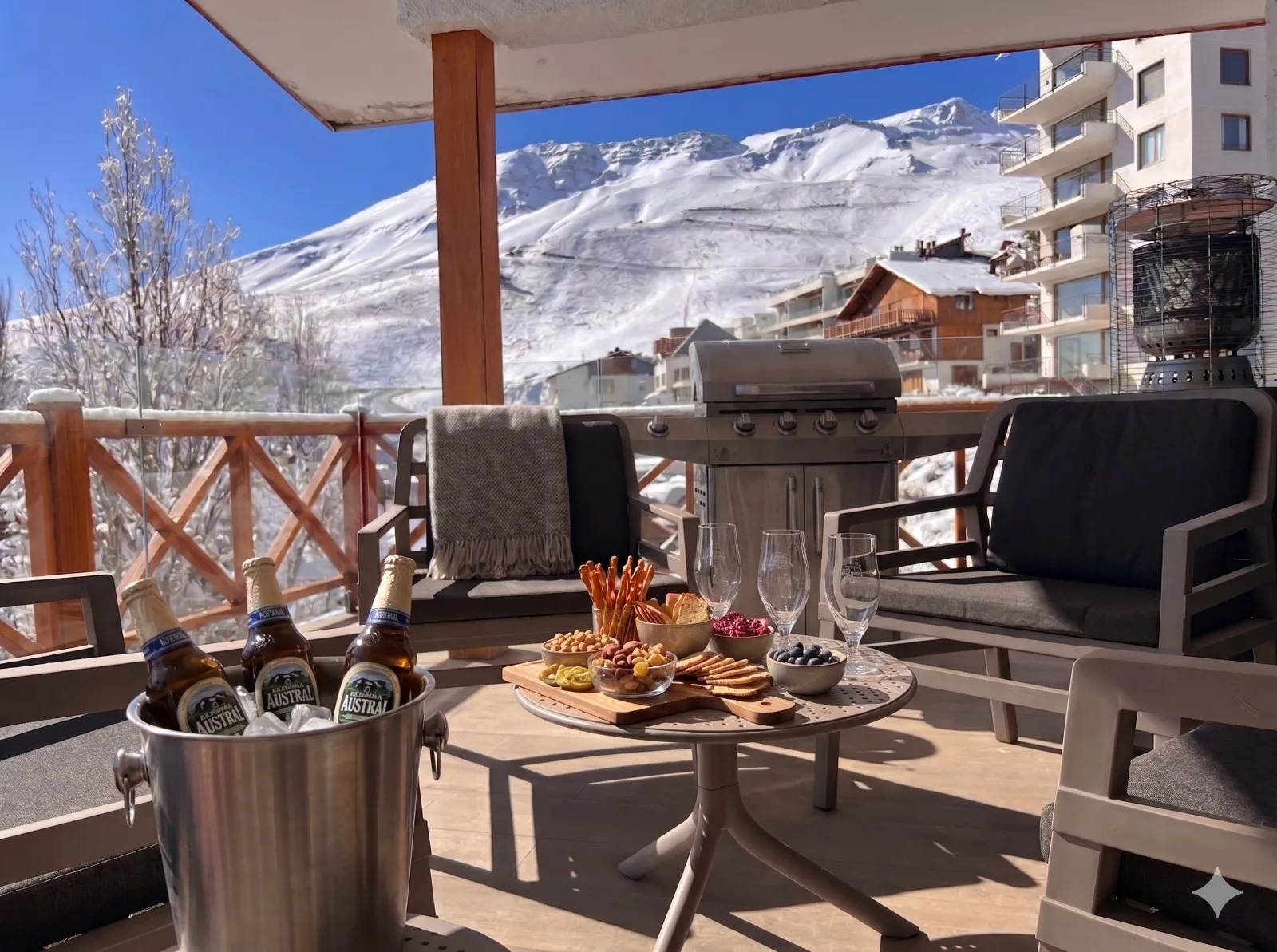 Apex Mountain Penthouse La Parva ski experience