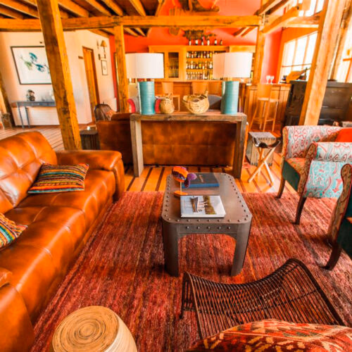 Apex Yelcho Patagonia main lodge with panoramic lake and mountain views